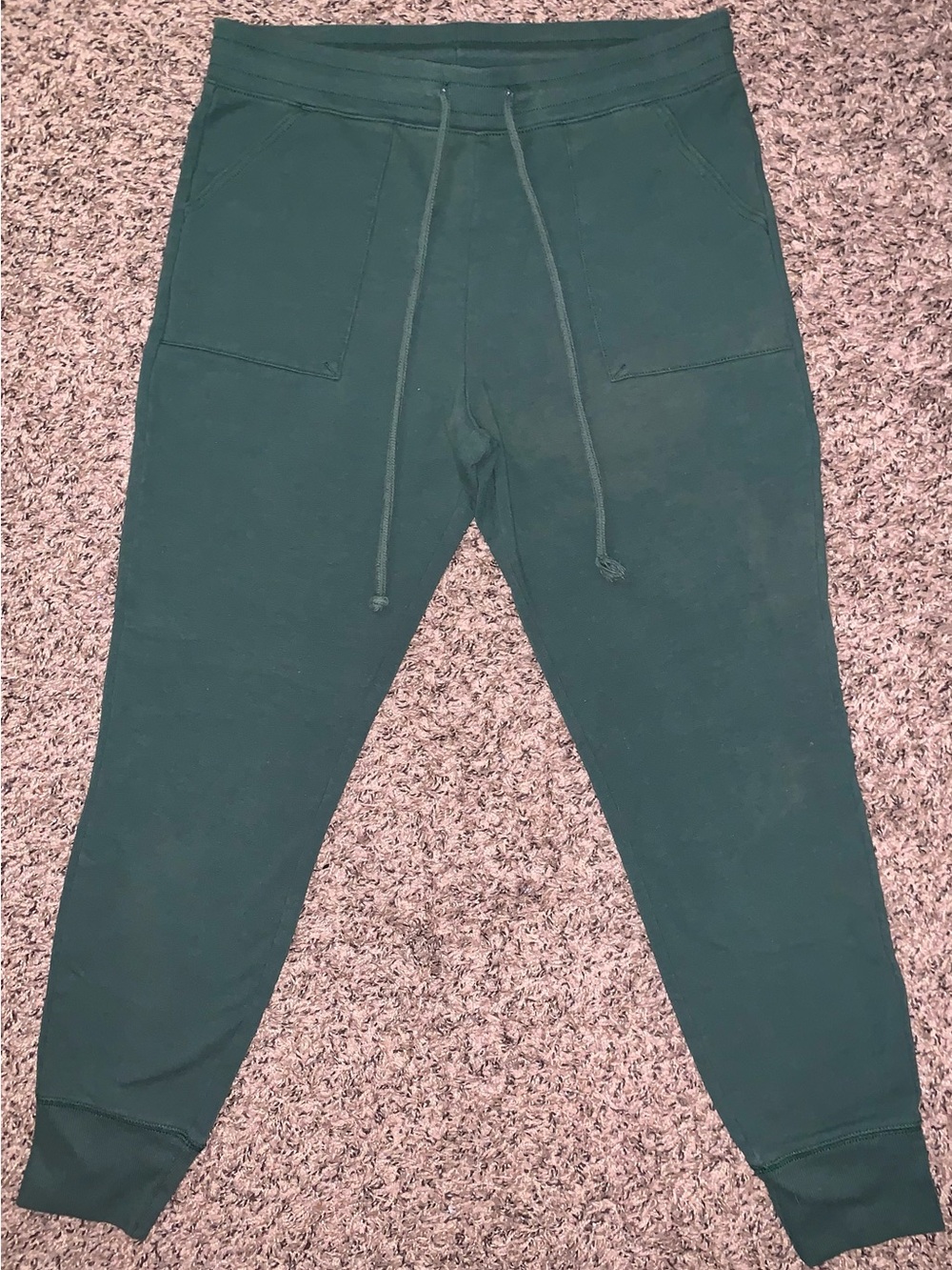 Hollister Dark Green Ultra High-Rise Sweatpants